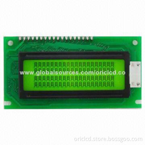 STN Yellow Green 20 x 4 Character LCD Module with 12 O' Clock Viewing Angle, LCD Manufacturer